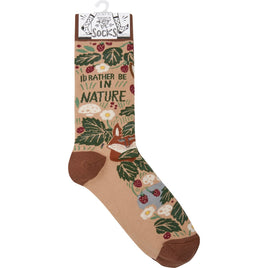 Rather be in Nature Socks