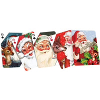 Retro Santa Claus Playing Cards