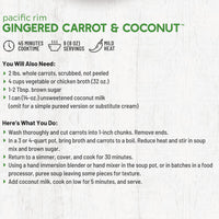 Gingered Carrot and Coconut Soup Mix