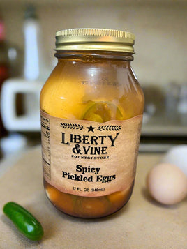 Liberty & Vine Spicy Pickled Eggs