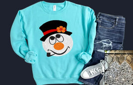 Sparkly Snowman Sweatshirt